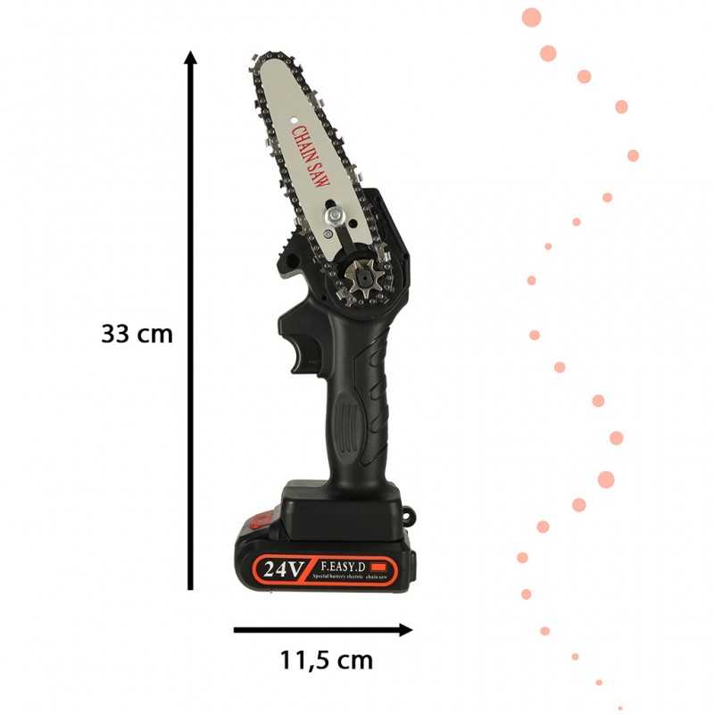 Ikonka Mini USB grandininis pjūklas dėkle