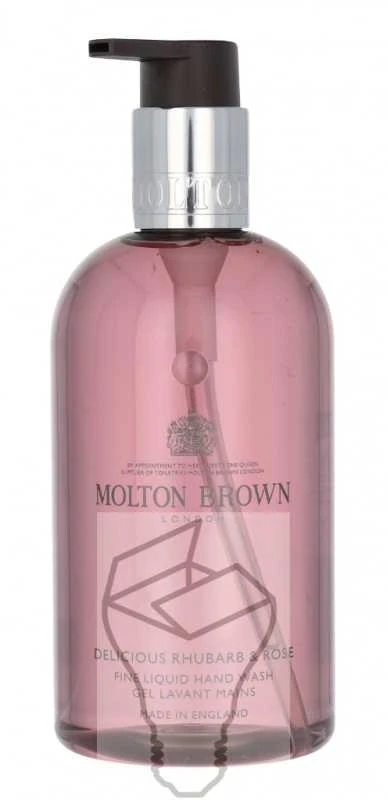 Molton Brown Delicious Rhubarb & Rose Liquid Rankų muilas skystas rankų muilas, 300 ml