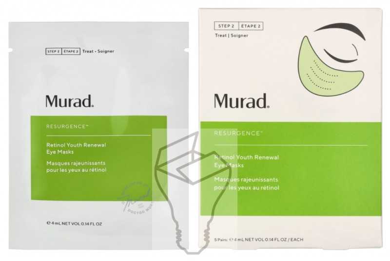 „Murad Skincare“ „Murad Retinol Youth Renewal“ akių kaukės, 5 vnt.
