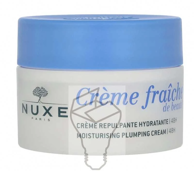 NUXE 48 val. drėkinantis kremas normaliai odai „Crème Fraîche® de Beauté 48H Moisturizing Plumping cream for normal skin“, 50 ml
