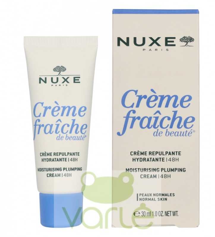 NUXE 48 val. drėkinantis kremas normaliai odai „Crème Fraîche® de Beauté 48H Moisturizing Plumping cream for normal skin“, 30 ml