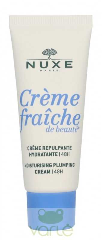 NUXE 48 val. drėkinantis kremas normaliai odai „Crème Fraîche® de Beauté 48H Moisturizing Plumping cream for normal skin“, 30 ml
