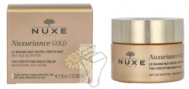 Nuxe Maitinamasis-stiprinamasis maksimaliai nuo senėjimo saugantis naktinis balzamas „Nuxuriance® Gold Nutri-fortifying night balm ultimate anti-aging“, 50 ml