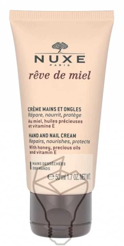 Nuxe Rankų ir nagų kremas „Rêve de Miel® Hand and nail cream“, 50 ml