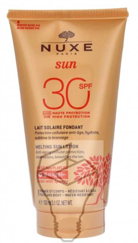 "Nuxe Sun" veido ir kūno losjonas su apsauga nuo saulės Spf30 150ml