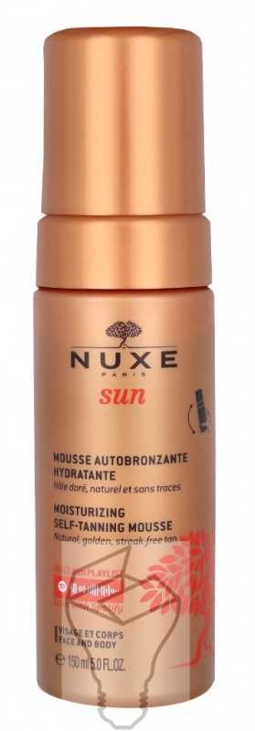 Nuxe Sun Moisturizing Savaiminio įdegio putėsiai, 150 ml