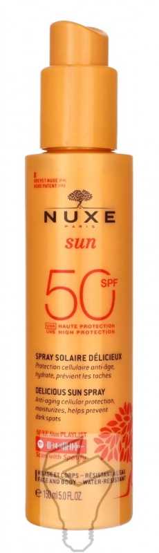 "Nuxe Sun" aukštos apsaugos purškiklis su SPF 50 150ml