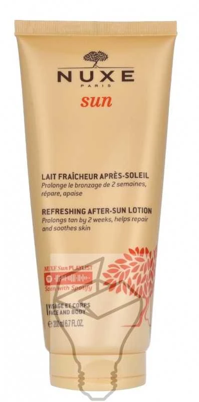 Gaivinamasis veido ir kūno losjonas po deginimosi „NUXE SUN Refreshing after-sun face and body lotion“, 200 ml