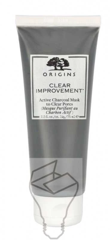 Origins Clear Improvement Active Charcoal Mask To Clear Pores valomoji kaukė su aktyvintosiomis anglimis, 75 ml