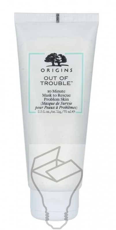 Origins Out Of Trouble-10 Minute Mask To Rescue Problem Skin intensyvaus ir greito poveikio grožį paryškinanti kaukė, 75 ml