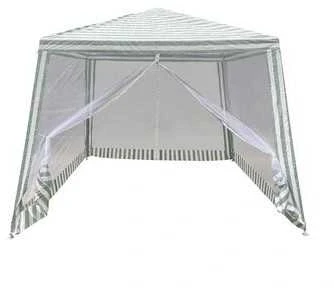 Roger Palapinė sodo vakarėlių paviljonas komercinė pavėsinė Balta 2,4X2,4 m