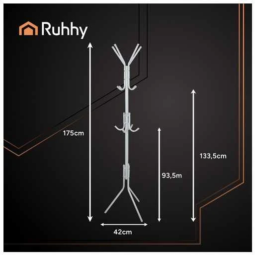 Pastatoma pakaba 170 cm - baltas Ruhhy 26360