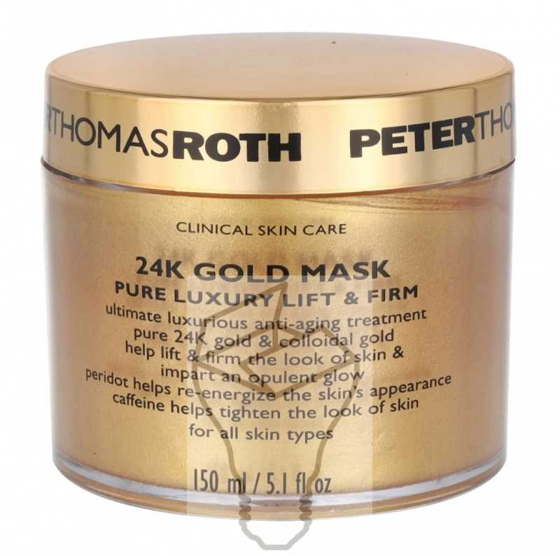 Peter Thomas Roth 24 karatų aukso gryno pakėlimo ir stangrinimo kreminė veido kaukė, 150 ml