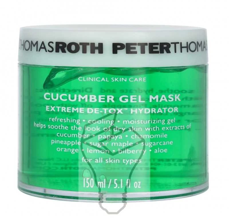 Peter Thomas Roth Cucumber Gel Mask detoksikuojanti ir drėkinanti gelinė kaukė veidui, 150 ml