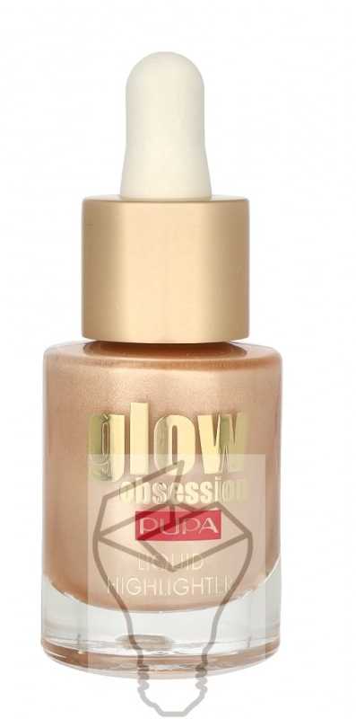Pupa Milano Glow Obsession Liquid Highlighter 002 Moon Light, 13,5 ml