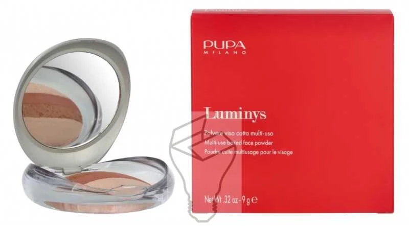 „Pupa Milano Pupa Luminys Baked All Over Illuminating“ skaistalai-pudra #01 Stripes Rose, 9 g