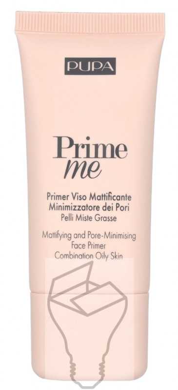 „Pupa Milano Pupa Prime Me“ matinį atkuriamąjį ir poras mažinantį veido makiažo pagrindą, 30 ml