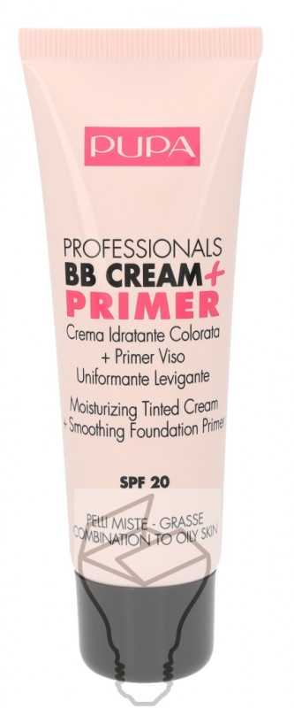 Pupa Milano Pupa Pupa Professionals BB kremas + gruntas SPF20 #002 Smėlio - mišriai ir riebiai odai, 50 ml