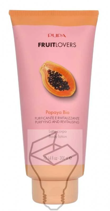 Pupa Milano Pupa Fruit Lovers Losjonas kūnui - 002 Papaya kūno losjonas, 300 ml