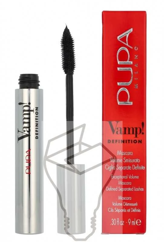 Pupa Milano Pupa Vamp! Definition Blakstienų tušas #001 Extra Juodas, 9 ml