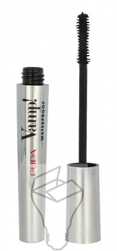 Pupa Milano Pupa Vamp! Atsparus vandeniui Blakstienų tušas #001 Juodas, 9 ml