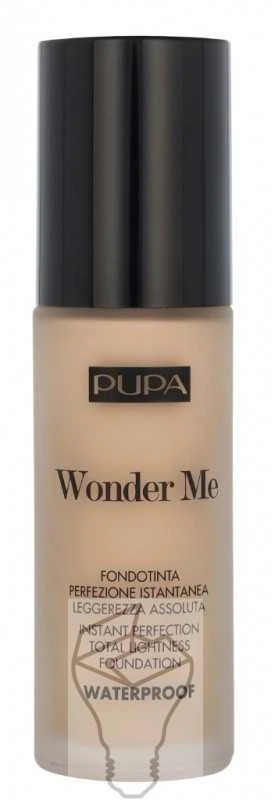 „Pupa Milano Wonder Me“ skystas makiažo pagrindas, 010 Porcelain, 30 ml