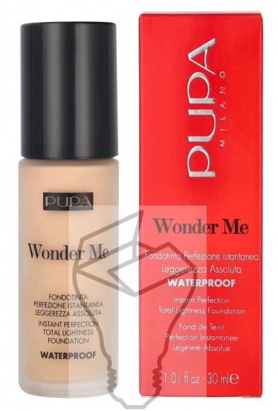 Pupa Milano Wonder Me Fluid Foundation 030 Medium rusvai gelsvas, 30 ml