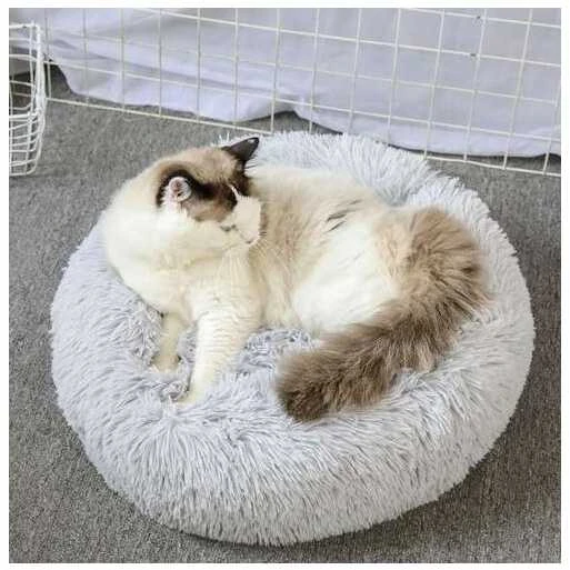 Purlov Hairy dog bed pilka 22759