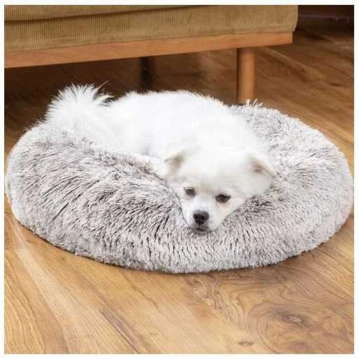 Purlov Hairy dog bed pilka 22759