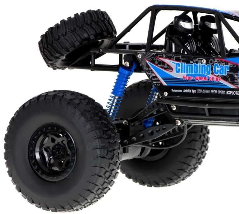 Ikonka RC vikšrinis laipiojimo automobilis 1:10 4WD 48cm mėlynos spalvos