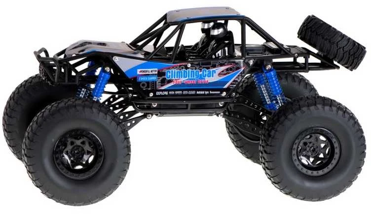 Ikonka RC vikšrinis laipiojimo automobilis 1:10 4WD 48cm mėlynos spalvos