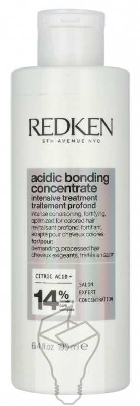 Redken Acidic Bonding Concentrate Intensive Treatment Koncentruota intensyvaus veikimo atkuriamoji priemonė plaukams, 190 ml