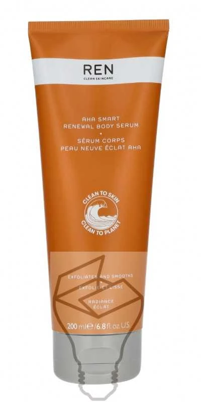 Ren Clean Skincare REN Clean Veido priežiūrai švytėjimo suteikiantis AHA Smart Renewal Losjonas kūnui moterims, 200 ml