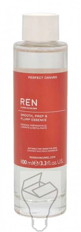 REN Clean Skincare Smooth, Prep & Plump Essence veido esencija, 100 ml