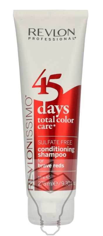 Revlon Revlonissimo 45 dienų kondicionuojantis šampūnas Brave Reds 275ml