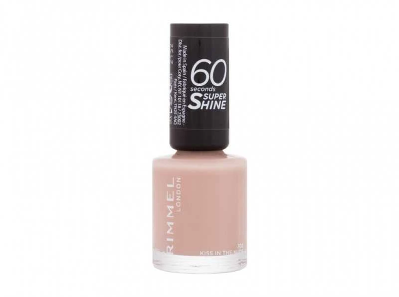 Rimmel London Rimmel 60 Seconds Super Shine 708 Kiss In The Nude nagų lakas