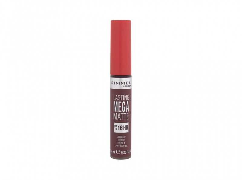 Rimmel London Lasting Mega Matte Skysti lūpų dažai moterims, 7,4 ml