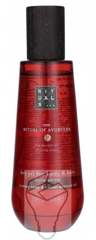 Rituals The Ritual of Ayurveda Natural Dry Oil For Body & Hair sausasis kūno ir plaukų aliejus, 100 ml