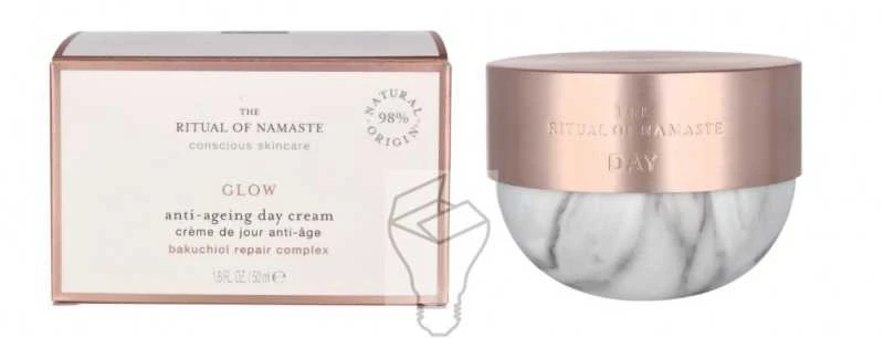 Rituals The Ritual Of Namaste Glow Anti-Ageing Day Kreminis odą nuo senėjimo saugantis dieninis kremas, 50 ml