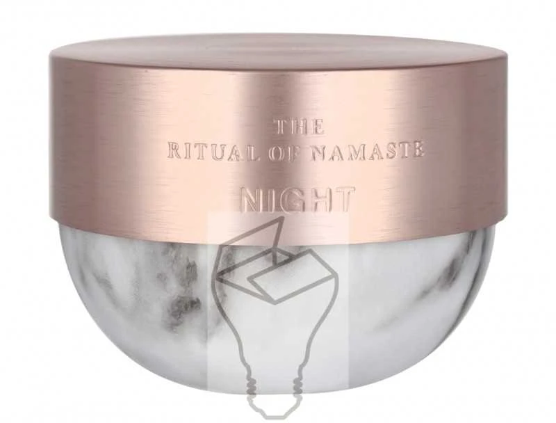 Rituals The Ritual Of Namaste Glow Anti-Ageing Night Kreminis jauninamasis naktinis veido kremas, 50 ml