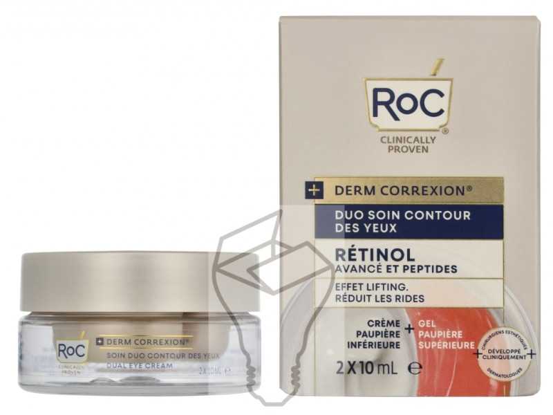 ROC Derm Correxion Dual Paakių kremas paakių kremas nuo raukšlių , 20 ml