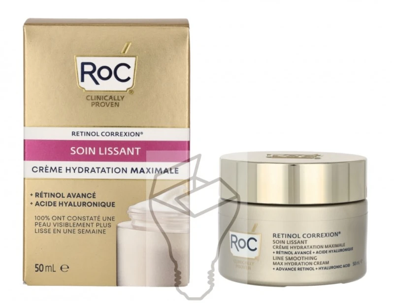 RoC Retinol Correxion Line Smoothing Max Hydration kreminis, 50 ml