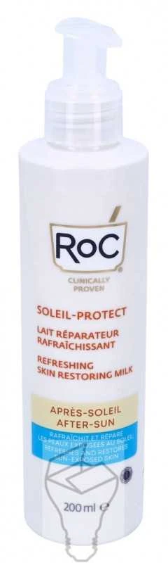 ROC Soleil-Protect Refreshing Skin Restoring Milk atkurianti priemonė odai po deginimosi, 200 ml