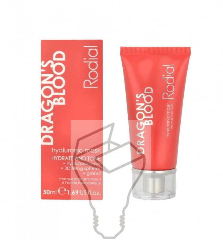 Rodial Dragon's Blood Hyaluronic Mask drėkinanti veido kaukė, 50 ml