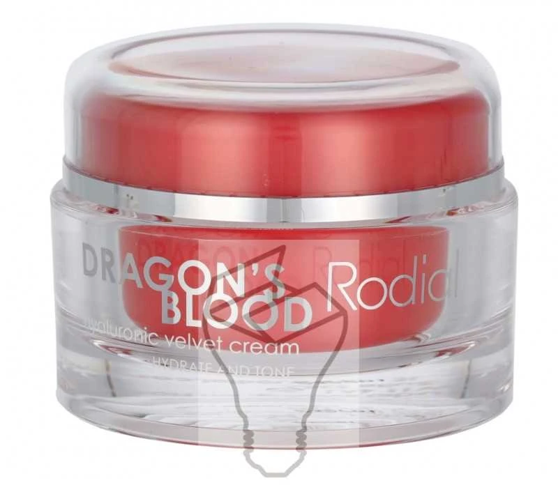 Rodial Dragon's Blood Velvet Kreminis drėkinantis veido kremas normaliai/sausai odai, 50 ml