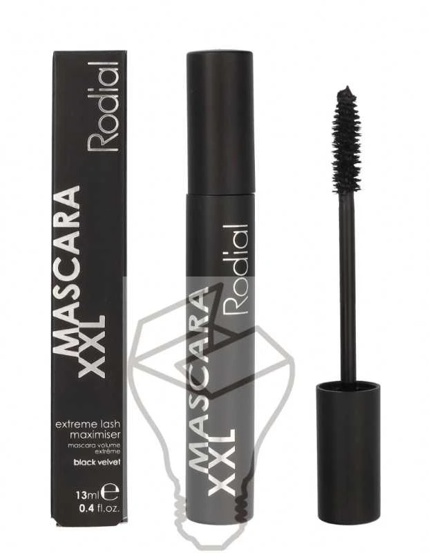 Rodial Glamolash Blakstienų tušas XXL Extreme Juodas Lash Maximiser apimties suteikiantis blakstienų tušas, atspalvis: Juodas, 13 ml