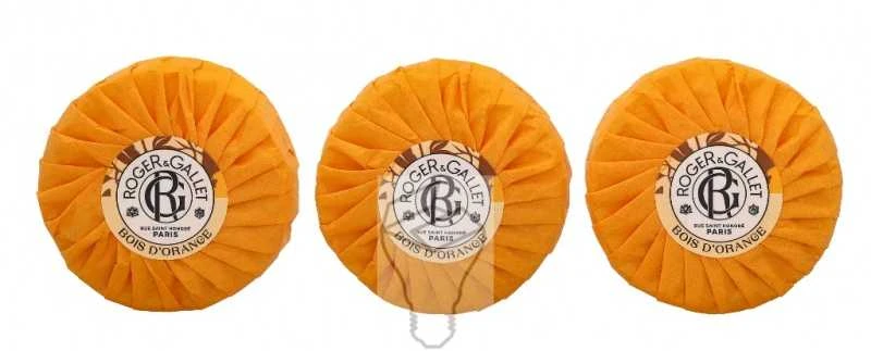 Roger & Gallet Bois D'Oranžinis Wellbeing Soaps Set muilų rinkinys, 3 x 100 g