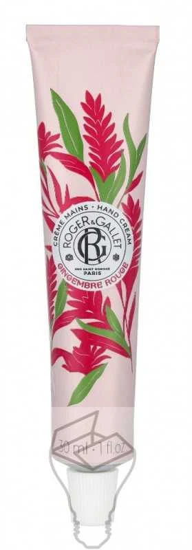 Roger & Gallet Gingembre Rouge Hand Kreminis parfumuotas rankų kremas, 30 ml
