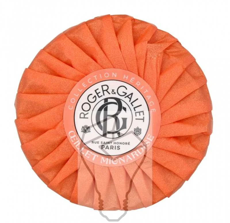 Roger & Gallet Oeillet Mignardise Soap Bar parfumuotas muilas rankoms ir kūnui, 100 g
