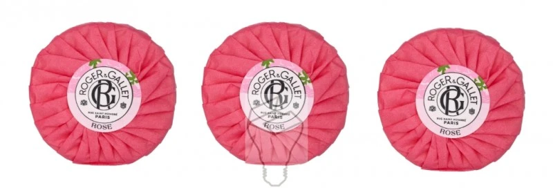 Roger & Gallet Rose Soaps Set kvapiųjų muilų rinkinys, 3 x 100 g